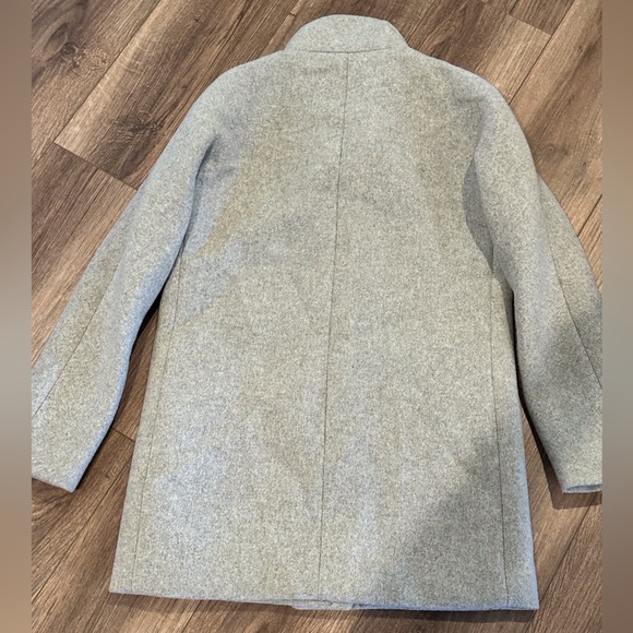 NWOT J Crew Wool City Coat with Full Zip in Heather Dusk Size 2 - Picture 6 of 12